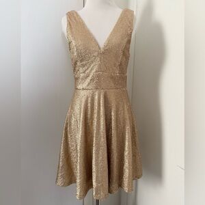 Lulus gold Dress